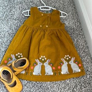 Bunny pairs dress from baby bode!!!  w/Livie and Luca also posted for sale